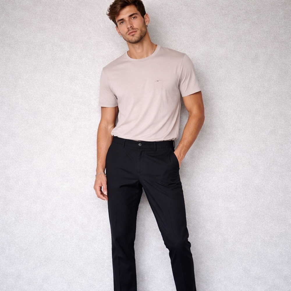 All Saints Mens Chino Pants Navy‎ Blue Size 30